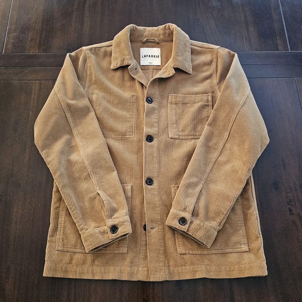 Lafaurie Esteve Corduroy Chore Coat Size Medium